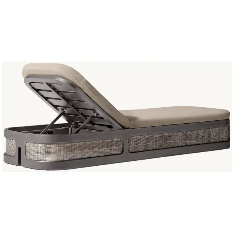 Contemporary Aluminum Sun Lounger Adjustable Design Alfresco Outdoor Living Australia