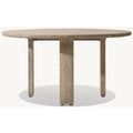 Solid Teak Round Dining Table Contemporary Alfresco Outdoor Living Australia