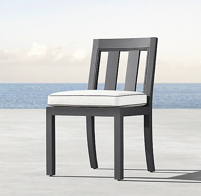 Aluminium 8 Seater Outdoor Dining Set Contemporary Architectural Design