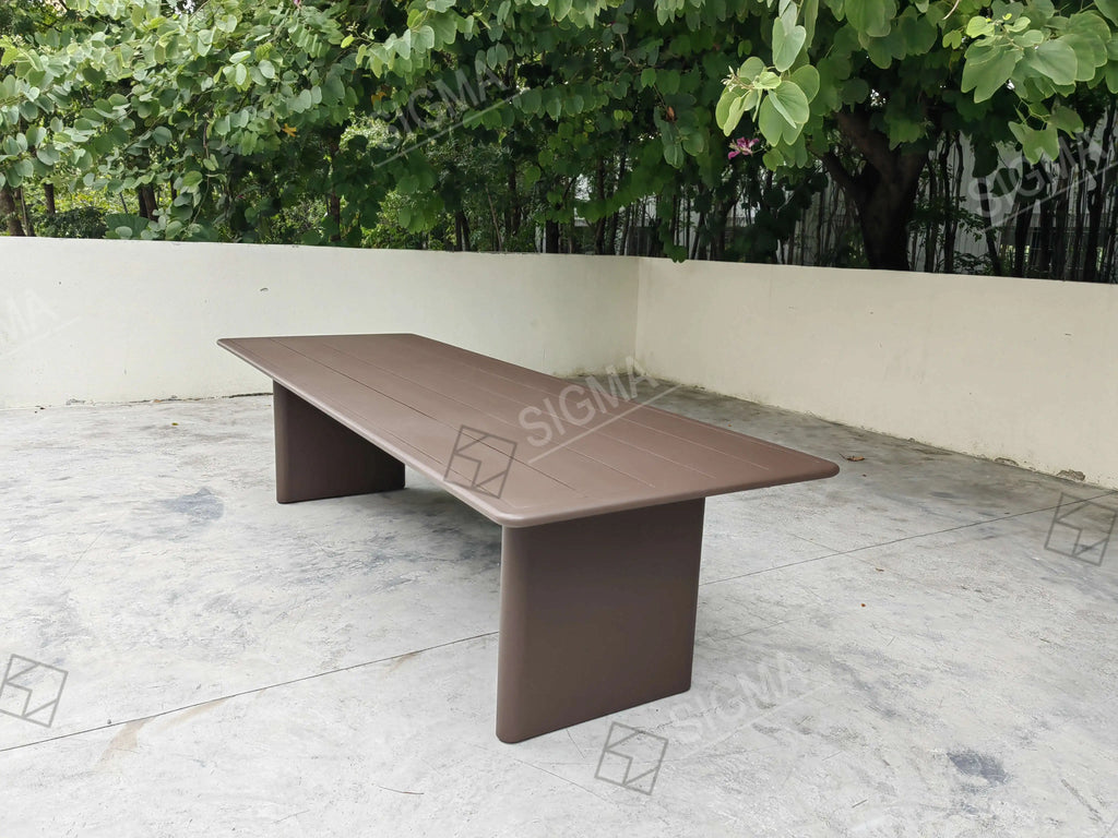 Custom Aluminum Outdoor Dining Set Contemporary Alfresco Outdoor Living Australia