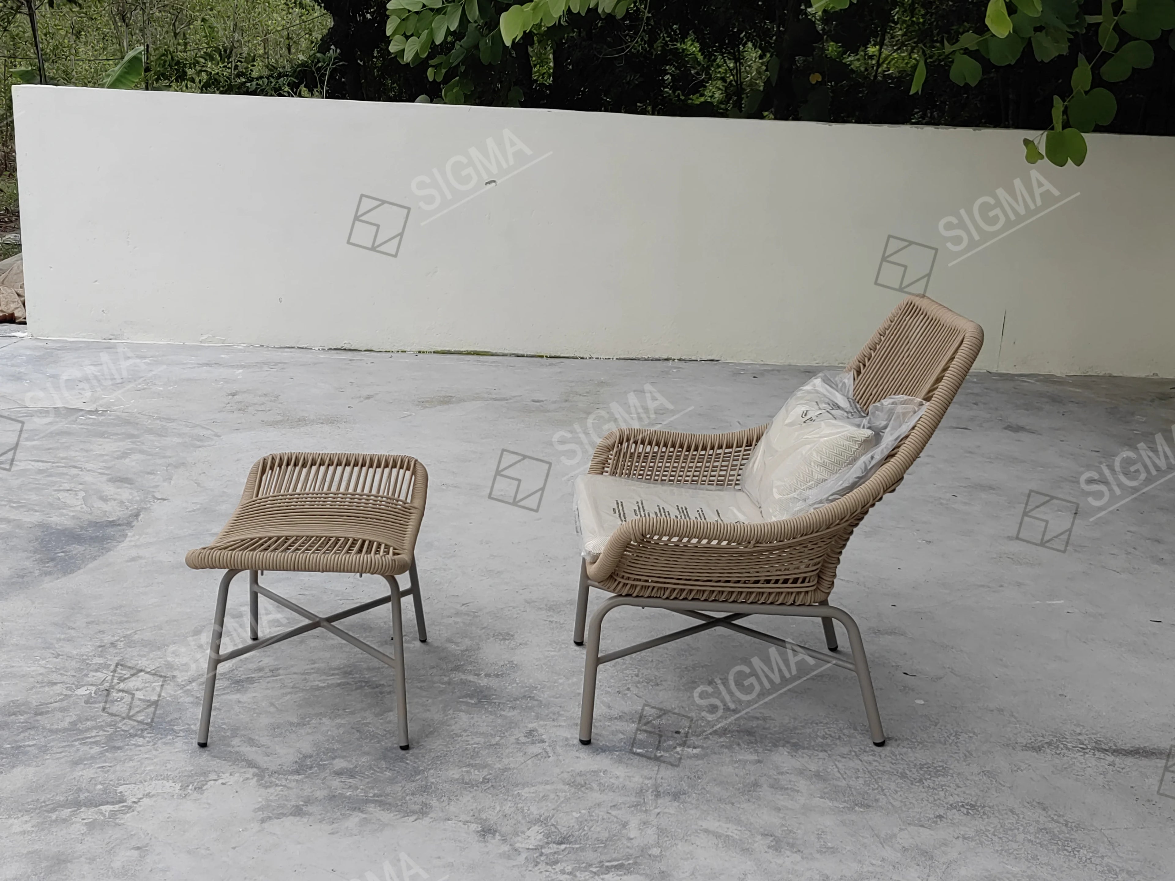 Custom Outdoor Furniture Set Contemporary Woven Alfresco Outdoor Living Australia