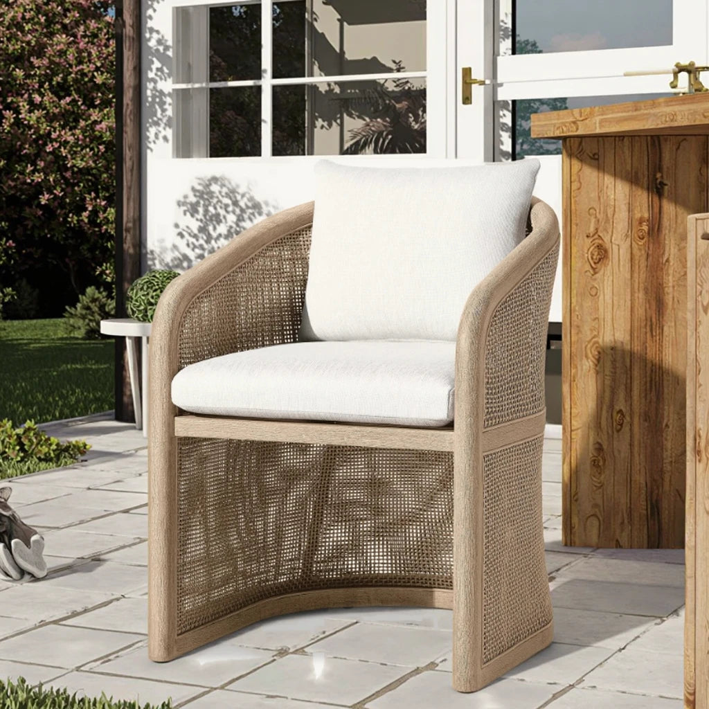 Designer Outdoor Furniture Teak Dining Chair Modern Luxury Alfresco Outdoor Living Australia
