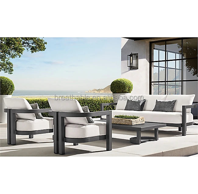 Designer Outdoor Furniture 4 Piece Set Modern Alfresco Outdoor Living Australia