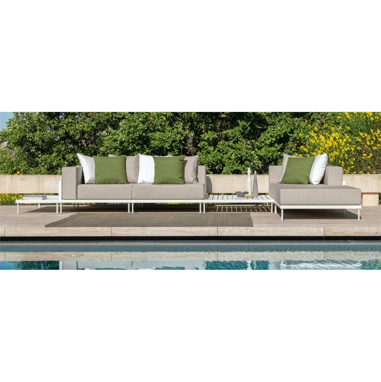 Square Sectional Sofa Modular Set Architectural Luxury Alfresco Outdoor Living Australia