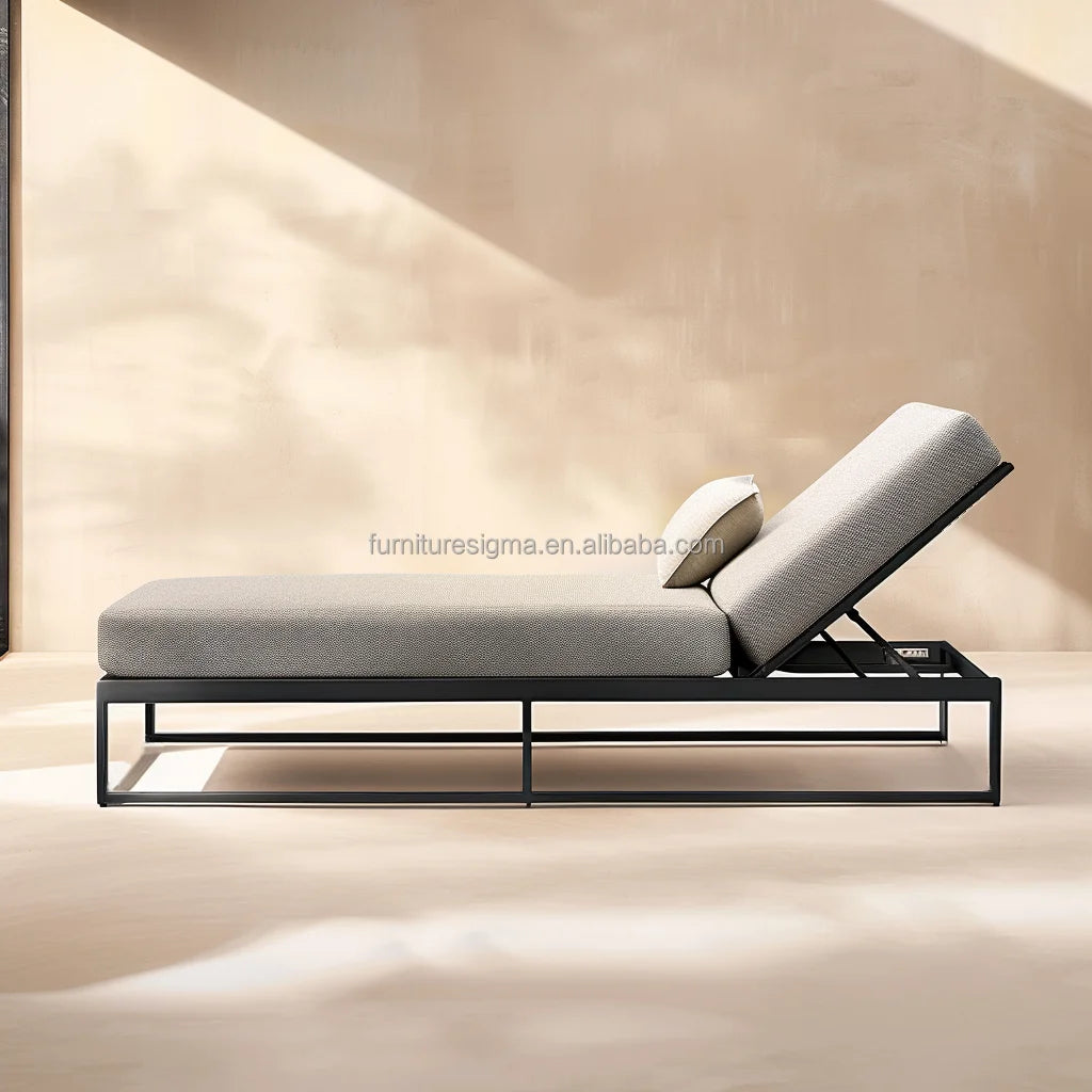 Aluminum Sun Lounge Chair Modern Contemporary Alfresco Outdoor Living Australia