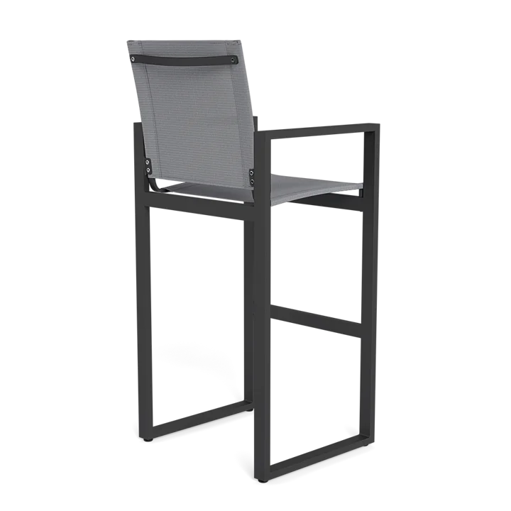 Designer Outdoor Bar Stool Aluminum Mesh Alfresco Outdoor Living Australia