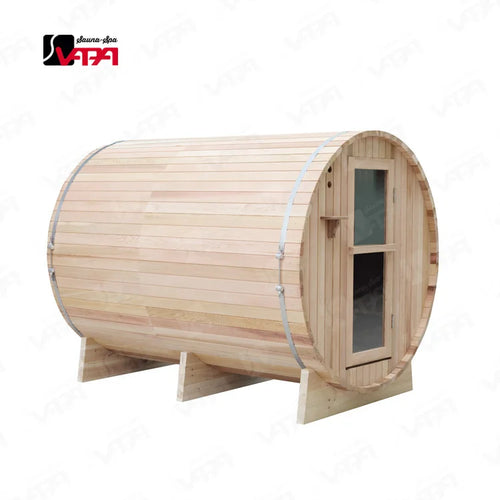 Custom Outdoor Barrel Sauna Red Cedar Alfresco Outdoor Living Australia
