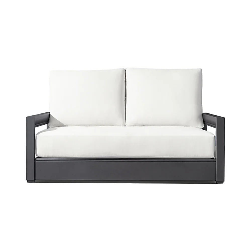 Designer Outdoor Furniture Aluminum Loveseat Contemporary Alfresco Outdoor Living Australia