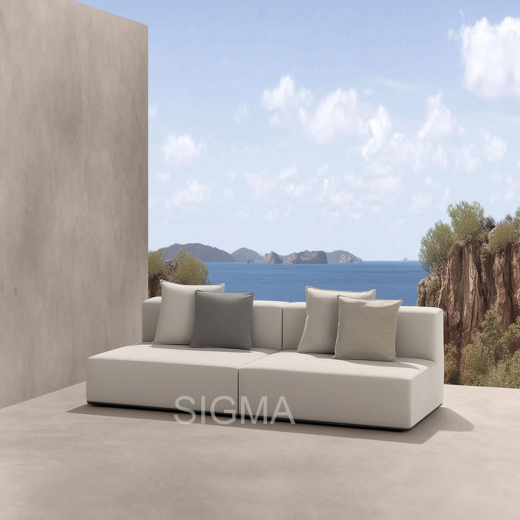 Modern Outdoor Sectional Sofa Contemporary Aluminum Alfresco Outdoor Living Australia