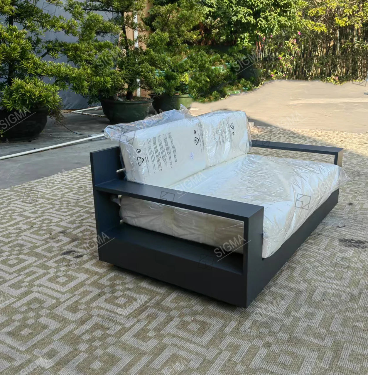 Custom Designer Furniture Aluminum Set Contemporary Alfresco Outdoor Living Australia