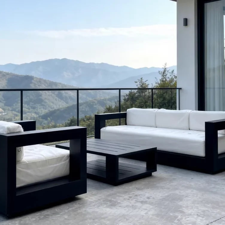 Custom Outdoor Sofa Set Modern Aluminium Alfresco Outdoor Living Australia