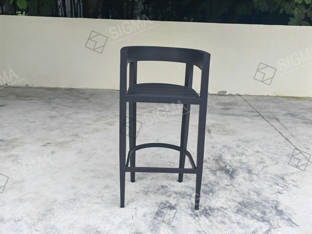 Custom Outdoor Counter Stool Contemporary Aluminum Alfresco Outdoor Living Australia