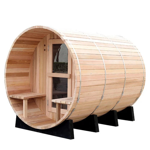 Custom Barrel Sauna Red Cedar Alfresco Outdoor Living Australia