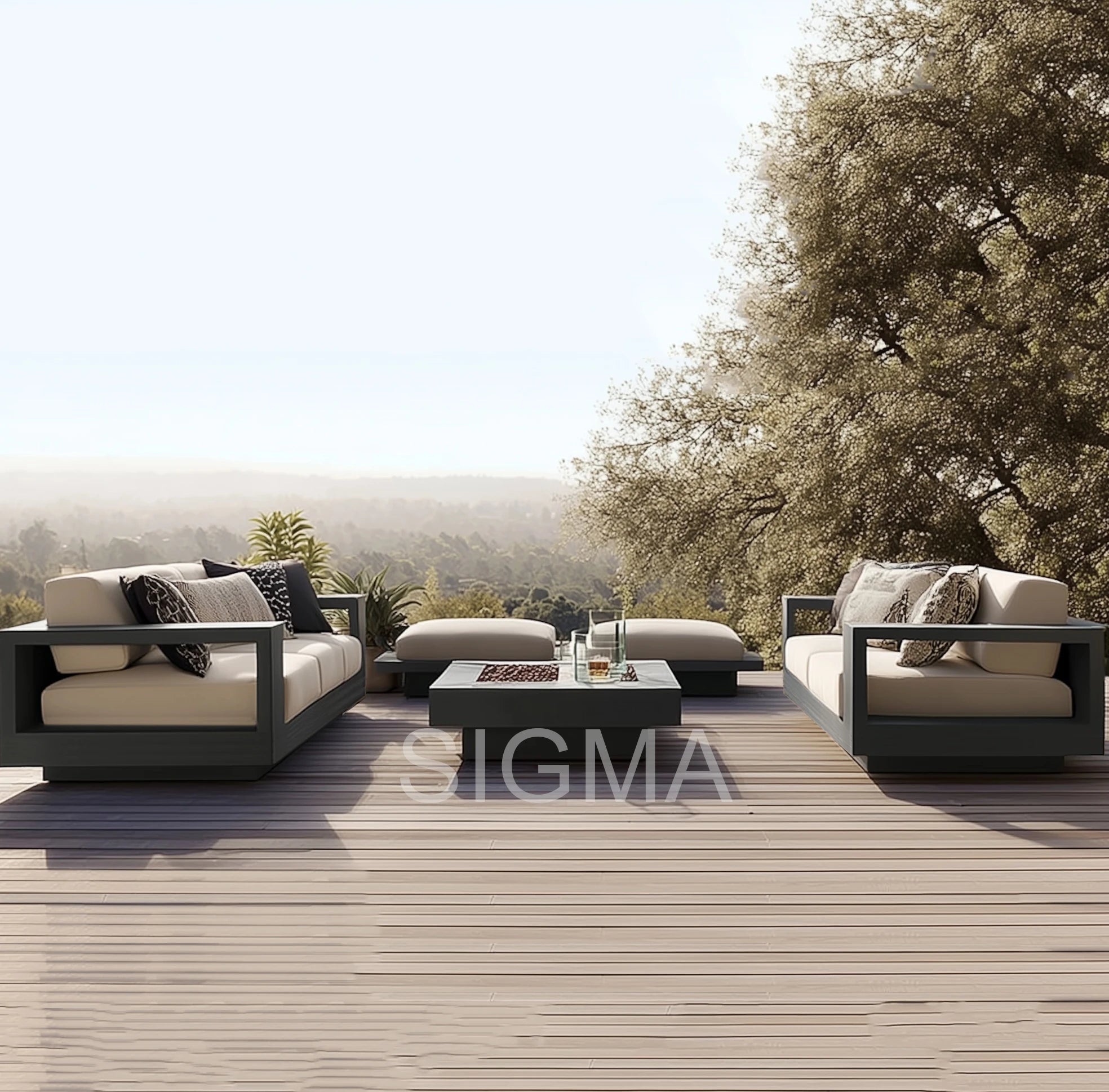 Custom Outdoor Furniture Sofa Set Contemporary Alfresco Outdoor Living Australia