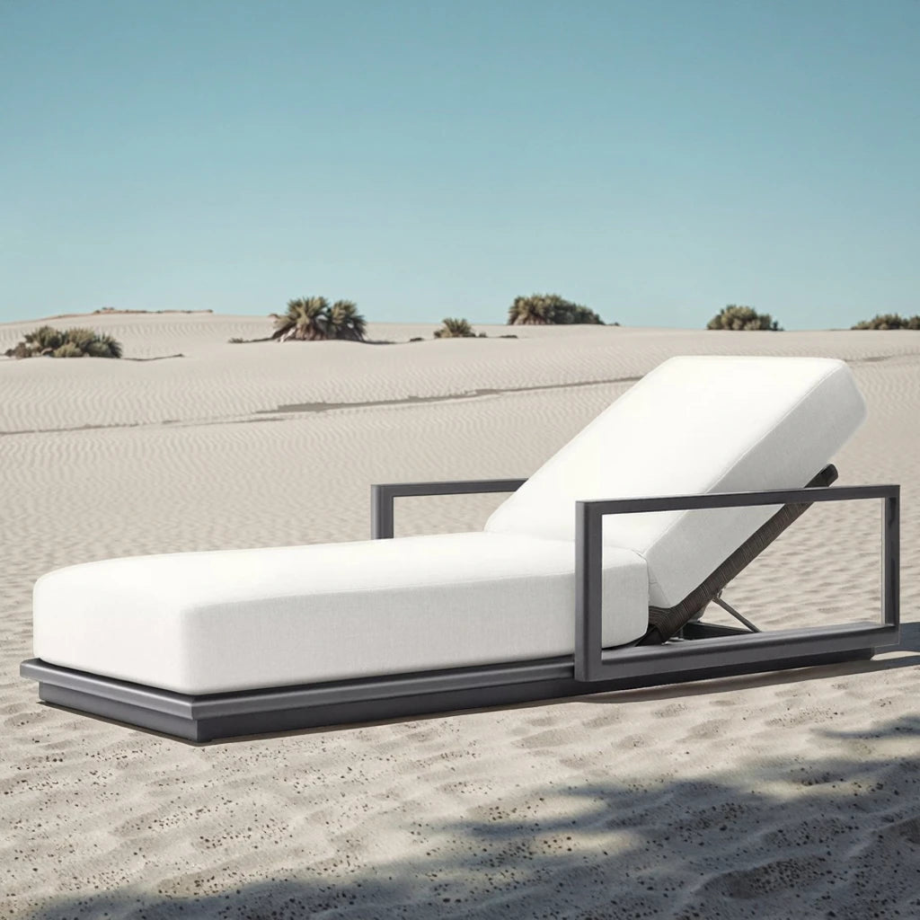 Custom Outdoor Daybed Aluminum Sun Lounger Modern Alfresco Outdoor Living Australia