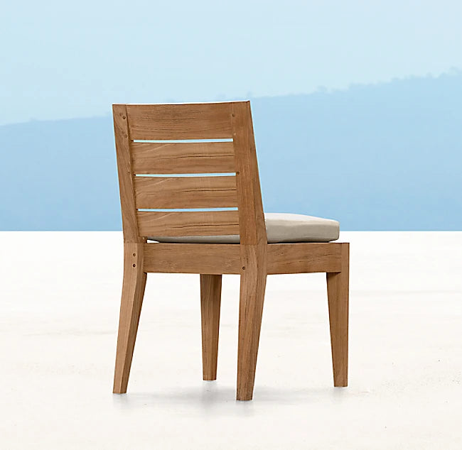 Solid Teak Outdoor Dining Set Modular Customizable 200cm