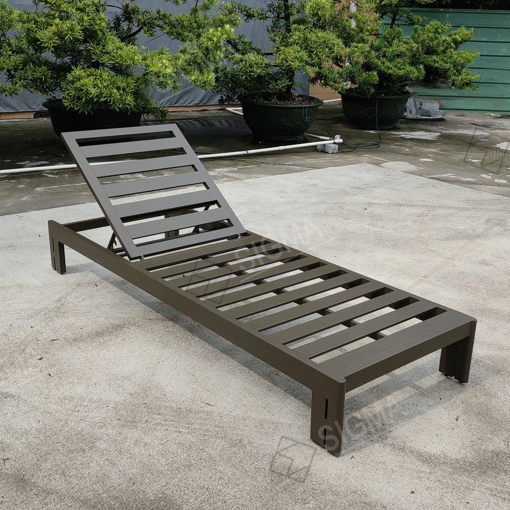 Custom Outdoor Furniture Aluminum Chaise Lounger Architectural Alfresco Outdoor Living Australia
