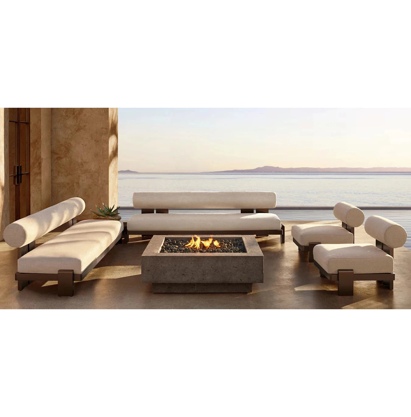 Custom Outdoor Furniture Luxury Sofa Set Modern Modular Alfresco Outdoor Living Australia