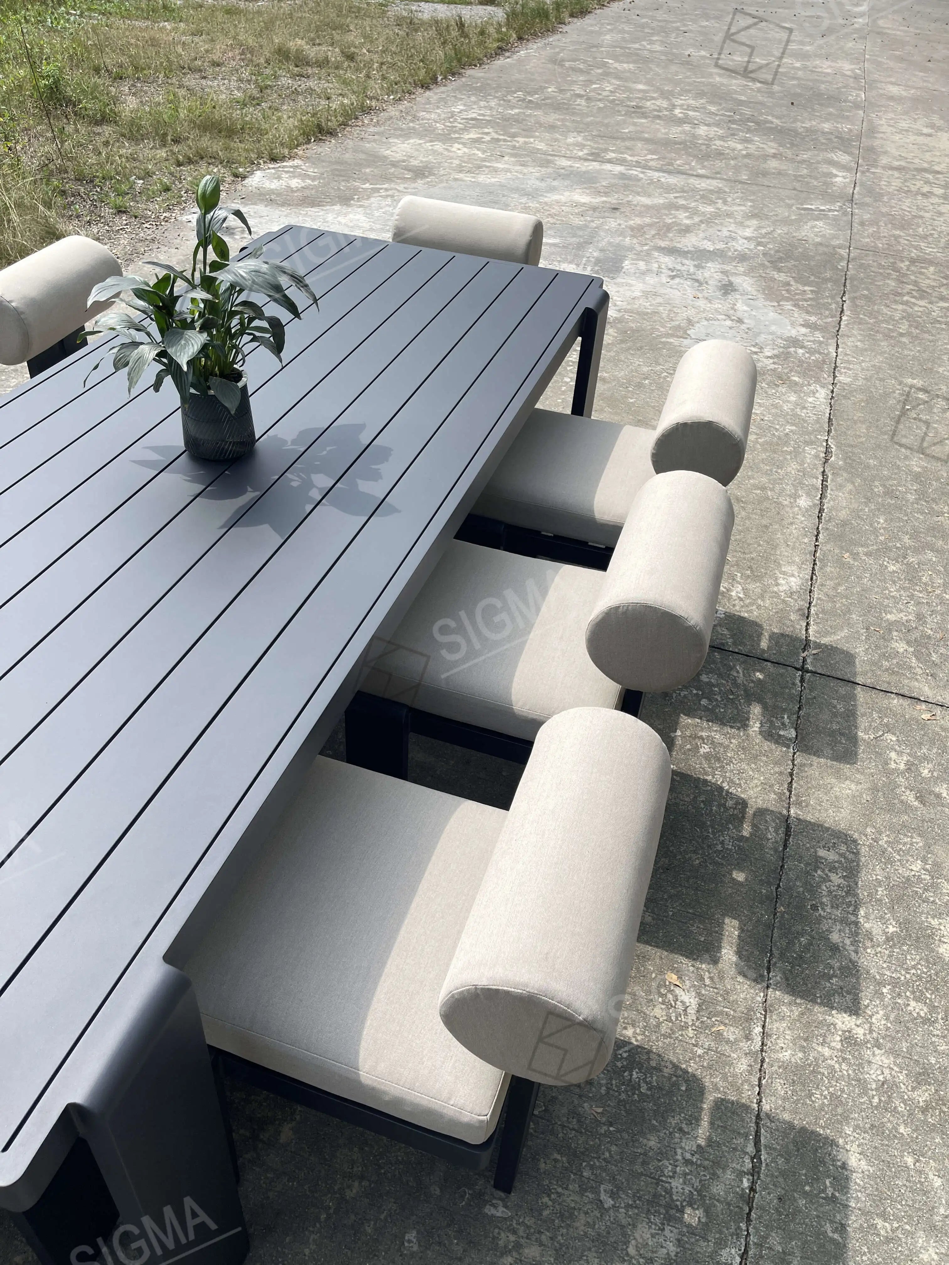 Designer Outdoor Dining Table Aluminum Alfresco Outdoor Living Australia