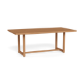 Teak Dining Table Contemporary Solid Wood Alfresco Outdoor Living Australia