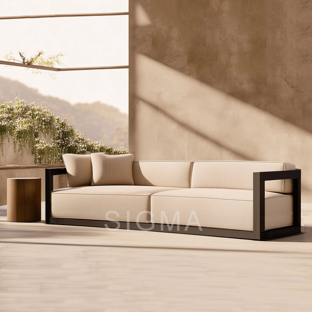 Custom Outdoor Dining Set Modern Aluminum Alfresco Outdoor Living Australia