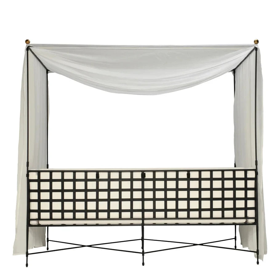 Designer Outdoor Daybed, Contemporary Aluminium Sun Lounger, Alfresco Outdoor Living Australia