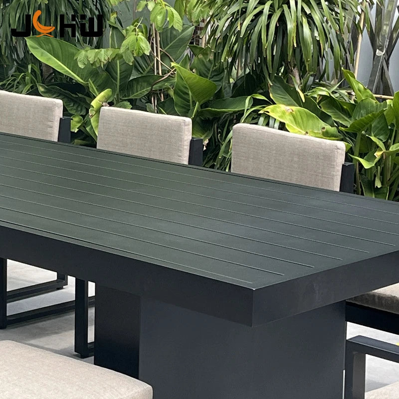 Custom Outdoor Furniture Dining Set Contemporary Aluminum Alfresco Outdoor Living Australia