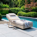 Custom Outdoor Sun Lounger Minimalist Aluminum Alfresco Outdoor Living Australia