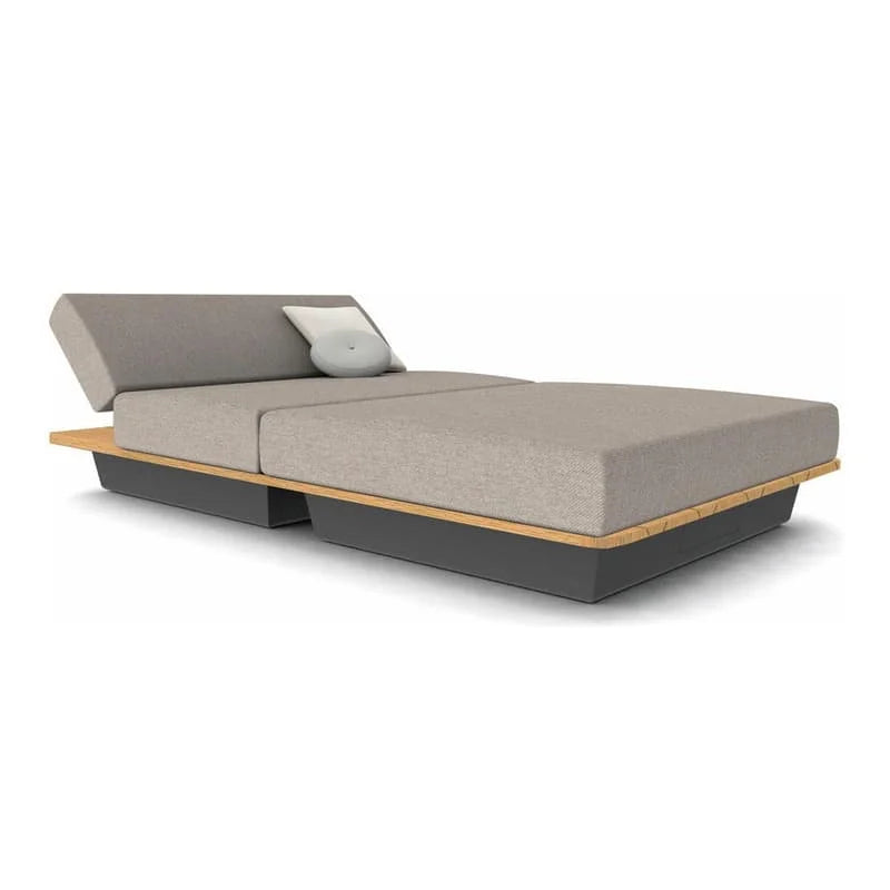 Custom Outdoor Daybed Teak and Aluminium Alfresco Outdoor Living Australia