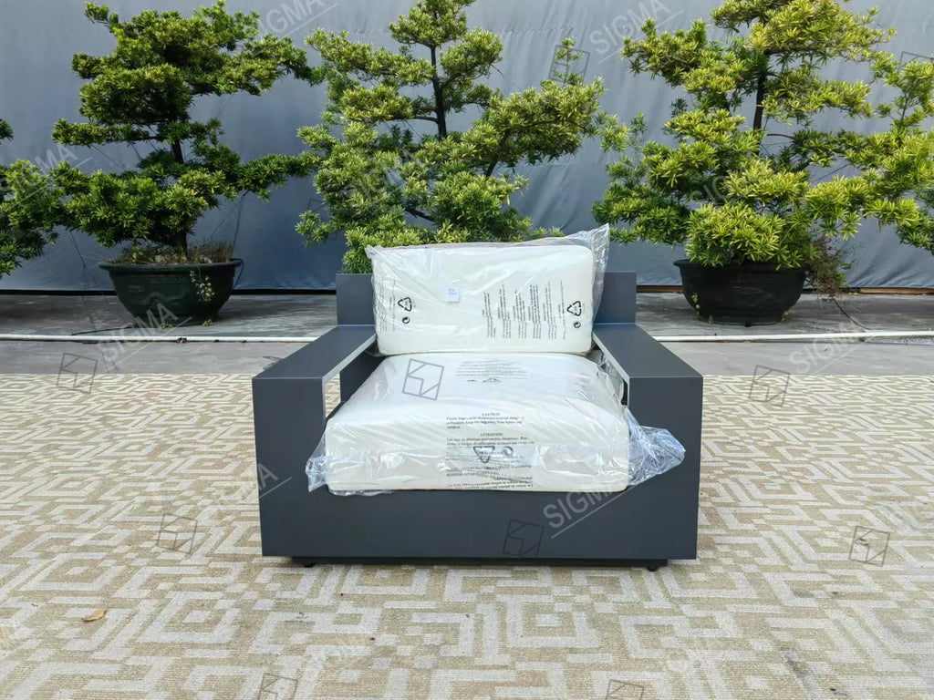 Custom Designer Furniture Aluminum Set Contemporary Alfresco Outdoor Living Australia