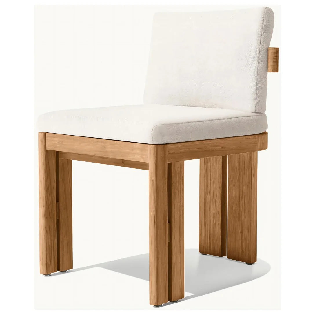 Teak Garden Dining Set T-Back Modern Designer Alfresco Outdoor Living Australia