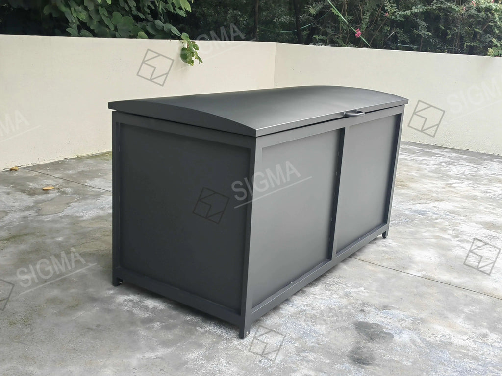 Custom Outdoor Aluminum Storage Cabinet Minimalist Alfresco Outdoor Living Australia