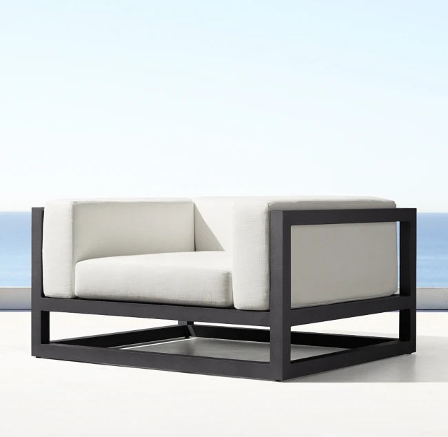 Designer Outdoor Furniture Aluminium Sofa Minimalist Alfresco Outdoor Living Australia