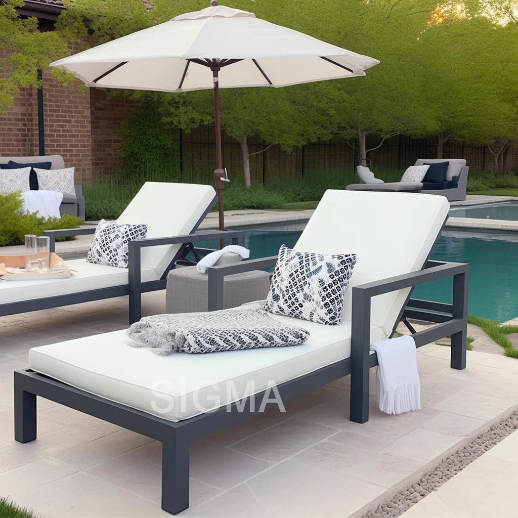 Custom Outdoor Furniture Aluminum Dining Set Modern Alfresco Outdoor Living Australia