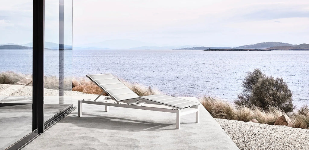 Custom Outdoor Sun Lounger Foldable Daybed Aluminium Alfresco Outdoor Living Australia