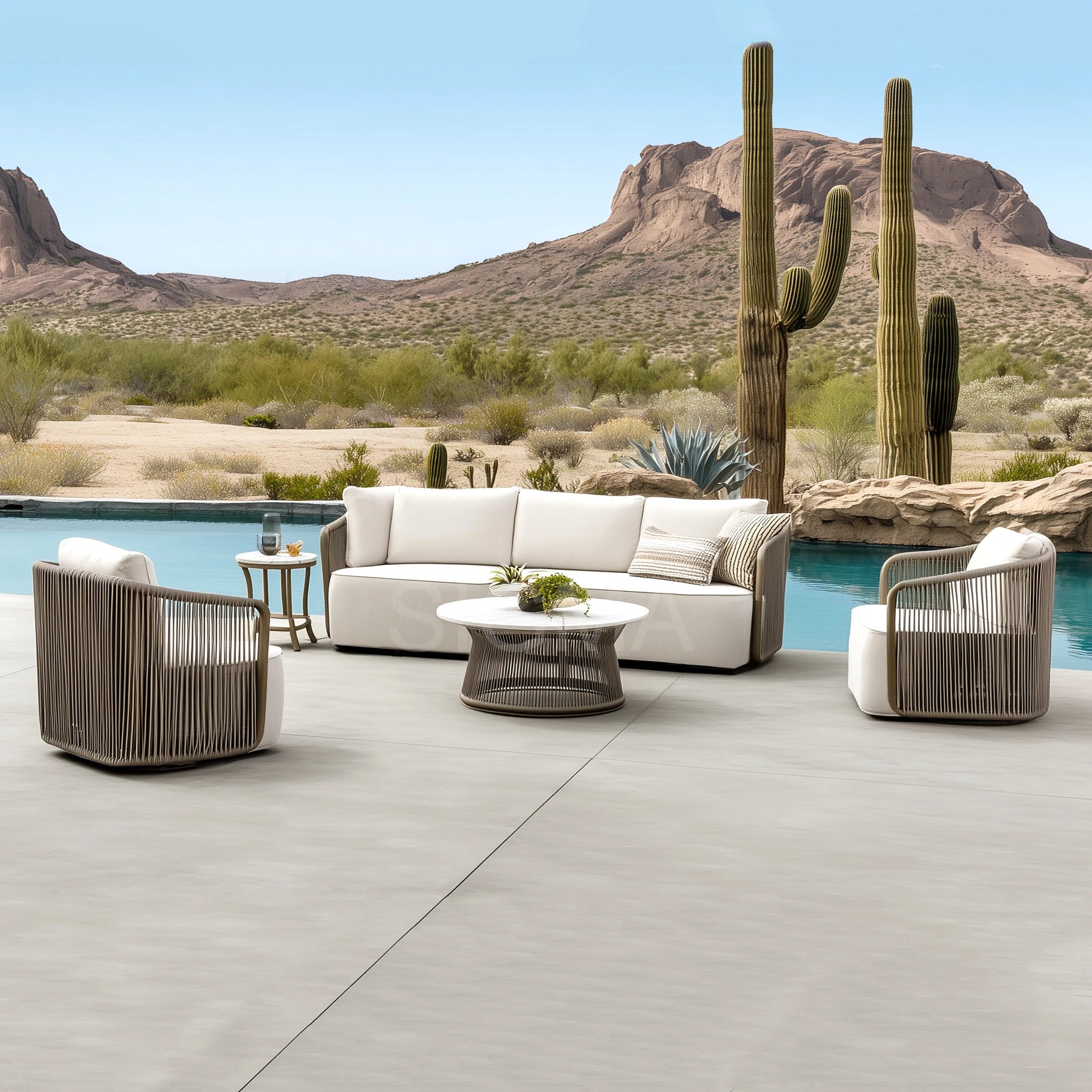 Custom Outdoor Furniture Sectional Sofa Luxury Alfresco Outdoor Living Australia