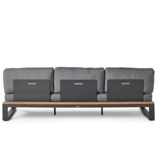 Custom Teak Aluminium Sofa Contemporary Style Alfresco Outdoor Living Australia