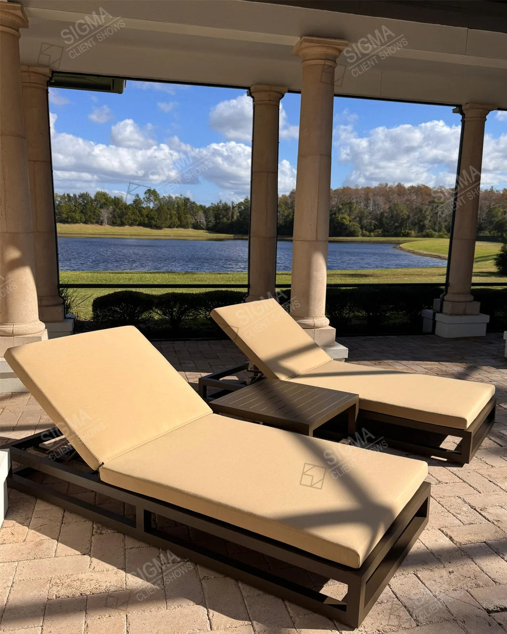 Outdoor Chaise Lounge Pool Lounger Custom Aluminium Alfresco Outdoor Living Australia