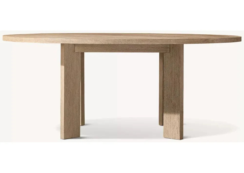 Custom Outdoor Furniture Round Dining Teak Alfresco Outdoor Living Australia