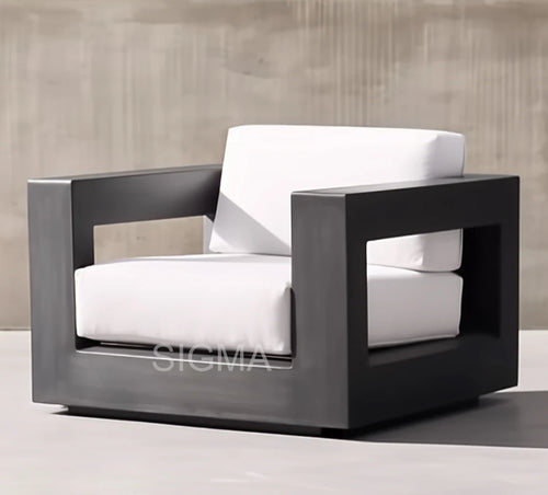 Custom Aluminium Patio Lounge Sofa Modern Alfresco Outdoor Living Australia