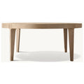 Custom Teak Dining Table Round Contemporary Alfresco Outdoor Living Australia