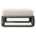 Outdoor Ottoman Stool Handcrafted Rope Weave Architectural - Alfresco Outdoor Living Australia