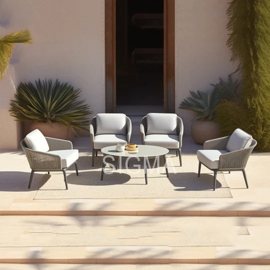 Modular Outdoor Sofa Set Contemporary Aluminum Alfresco Outdoor Living Australia