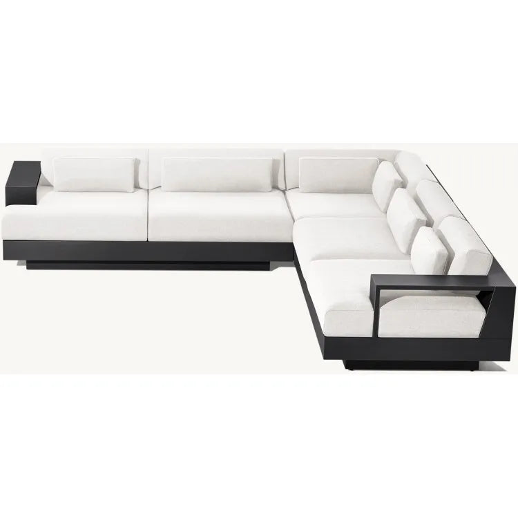 Designer Outdoor Furniture L-Shape Sofa Modern Alfresco Outdoor Living Australia
