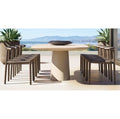 Outdoor Dining Set Rattan And Concrete Modern Luxury Alfresco Outdoor Living Australia