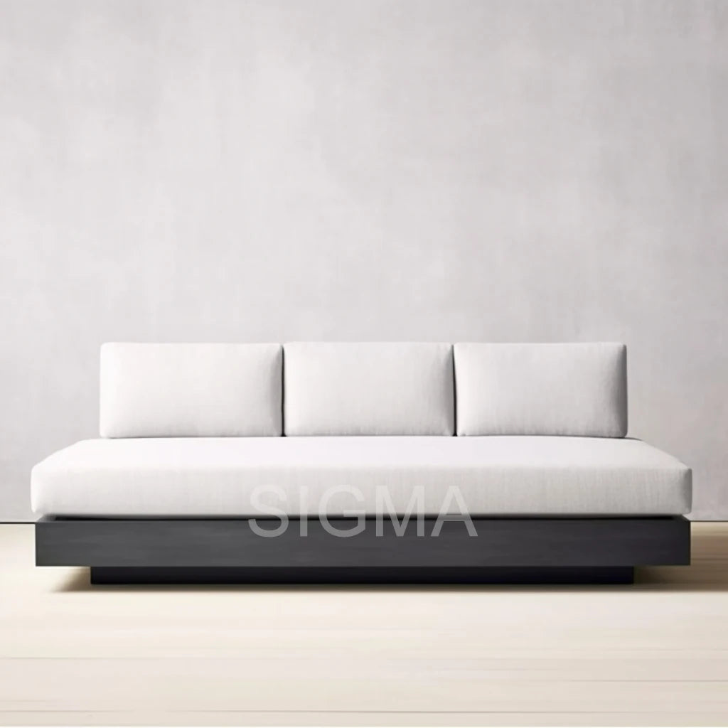 Modular U-Shape Aluminum Outdoor Sofa Set
