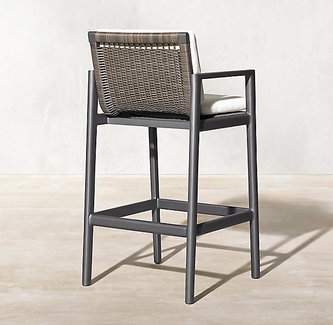 Custom Outdoor Bar Stool Rattan Weave Alfresco Outdoor Living Australia