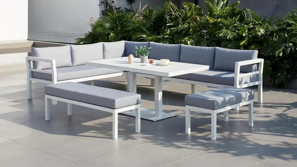 Outdoor Sectional Sofa L-Shape Contemporary Modular Alfresco Outdoor Living Australia