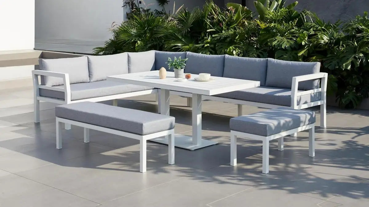 Outdoor Sectional Sofa L-Shape Contemporary Modular Alfresco Outdoor Living Australia
