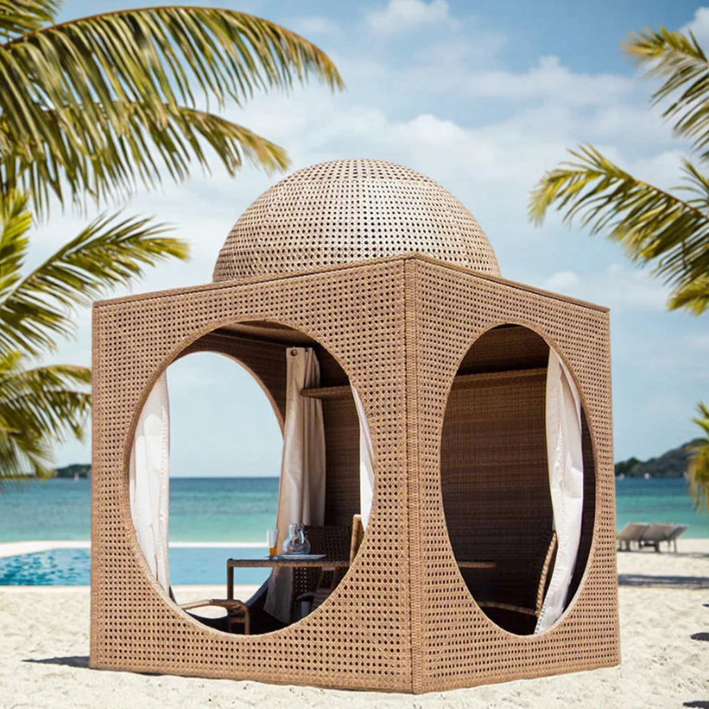Resort Daybed Canopy Lounge Asian Palace Style Alfresco Outdoor Living Australia